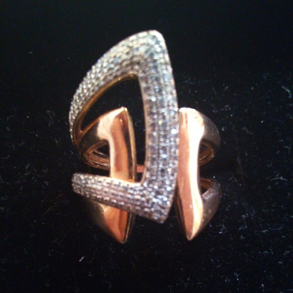 Rose Gold Statement Ring